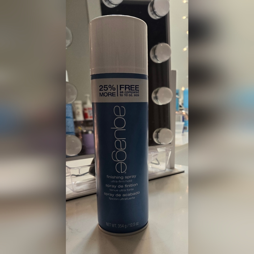 NEW AQUAGE FINISHING SPRAY 12.5 OZ